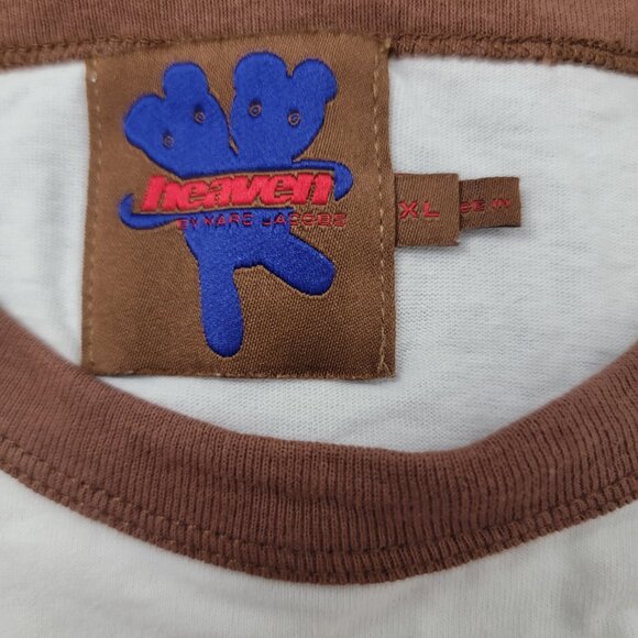 Heaven by Marc Jacobs Crochet Teddy Bear Ringer Tee XL - Picture 6 of 6